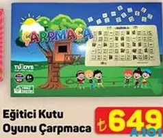 EĞİTİCİ KUTU OYUNU ÇARPMACA